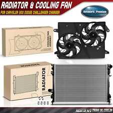 Radiator & Cooling Fan Assembly Kit for Chrysler 300 Dodge Challenger Charger picture