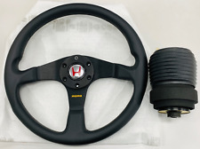 HONDA GENUINE ACURA NSX R NA1 2 STEERING WHEEL & HORN BUTTON & HUB COMPLETE SET picture