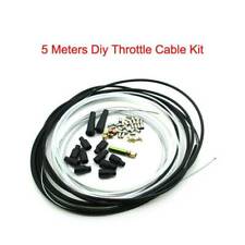 5 Metres Motorcycle Diy Throttle Cable Kit Nipples Ferrules For Pit Dirt Bike 1X picture