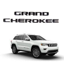 1pcs Set Jeep Grand Cherokee Side Door Matte Black Replacement Emblem Mopar picture