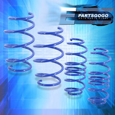 For 79-04 Ford Mustang GT Blue Suspension Handling Coil Lowering Springs Kit F+R picture