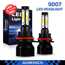 4-sides 9007 LED Headlight Hi/Lo Bulbs F-250 1992-1999 For Ford F-150 1992-2003 picture