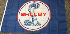 Ford Shelby Flag Banner 3x5 Ft Flag Garage Car Show Wall Gift New Mustang picture
