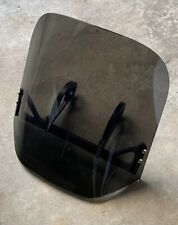 Rare Wind Vest Motorcycle Windshield, 14 In, W/ Black Mounting Hardware Included picture