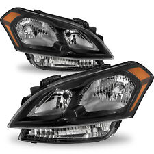 For 2012-2013 Kia Soul Halogen Black Headlights Amber Corner Lamps Pair LH+RH picture
