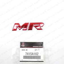 New Genuine Mitsubishi Evolution MR Emblem Rear Badge 7415A162 picture