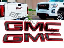 2pcs For 2019 -2024 GMC Sierra 1500 2500 3500 HD Grille Tailgate Emblem Badge picture