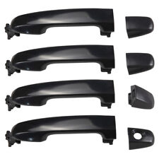 Set of 4 Door Handle Exterior Outer Black Front&Rear for 2012-2017 Toyota Camry picture