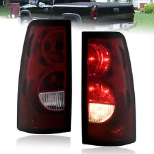 2X Tail Lights Rear Lamp Smoke Lens For 2003-2006 Chevy Silverado 1500 2500 3500 picture