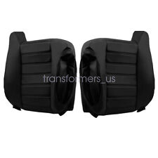 Fits 2003-2006 2007 Hummer H2 Driver / Passenger Bottom / Top Seat Cover Black picture