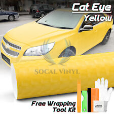 Premium Cat Eye Semi Gloss Vinyl Wrap Decal Film Decoration Sticker Bubble Free picture