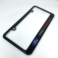 Ford Performance Premium Matte Black License Plate Frame (Emblem / Logo) picture