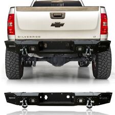 Rear Bumper Fits 11-14 Chevy Silverado 2500/3500 Pickup with Spotlight/D-rings picture