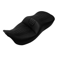 Black Rider Passenger Seat Fit For Harley Touring Street Road Glide King 09-Up picture