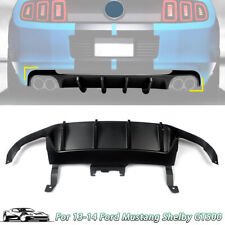 Fits 13-14 Ford Mustang GT500 Shelby Matte Rear Lip Diffuser Competition Style picture