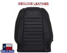 Driver Top Black LEATHER Seat Cover For 2012 2013 Ford Mustang GT Convertible picture