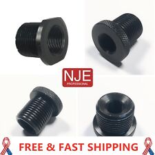 4 Pack Steel Thread Adapter Convert 1/2x28 to 5/8x24.3/4x16.13/16X16.3/4 NPT picture
