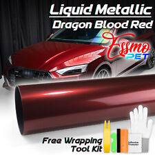 ESSMO PET Liquid Metallic Dragon Blood Red Car Vinyl Wrap Decal Sticker Paint picture