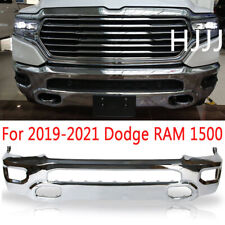 Chrome Steel - Front Bumper Face Bar For 2019-2022 RAM 1500 Series Pickup New picture