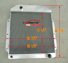 3 Row Aluminum Radiator for 1949-1953 Ford Cars Country Sedan Club Chevy Engine picture