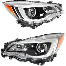 Headlight Assembly Set For 15-17 Subaru Legacy Outback Left Right CAPA With Bulb picture