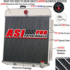ASI 4 Row Aluminum Radiator For 1949 1950 Plymouth Special Deluxe Suburban Base picture