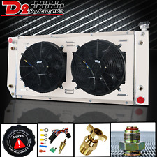 CC1520 4 Row Radiator Shroud Fan For 1988-2000 Chevy C/K 1500 2500 3500 5.7L V8 picture