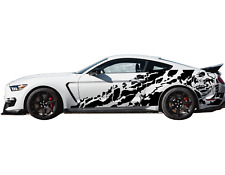 Nightmare Sticker for Ford MUSTANG Side Skull Sport Vinyl Design Graphics Decal  picture
