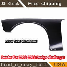 New Fender Primed Steel For 2008-2022 Dodge Challenger Front Driver Left LH Side picture