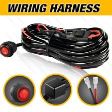 2 Lead Wiring Harness LED Light Bar 40Amp Relay Fuse ON-Off Switch For 2 Lights picture
