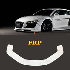 Fit 2007-2015 Audi R8 Front Bumper Lower Lip FRP White Spoiler Splitter AS Style picture