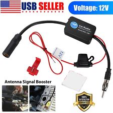 Car Stereo FM & AM Radio Signal Antenna Signal Amplifier Auto Aerial Amp Booster picture