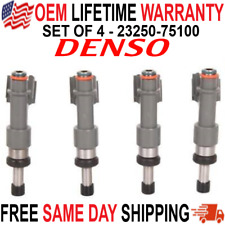 OEM Denso 4pcs Fuel Injectors for 2005-2016 Toyota Tacoma 2.7L I4 #23250-75100 picture
