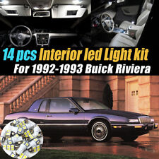 14Pc Super White Car Interior LED Light Bulb Kit for 1992-1993 Buick Riviera picture