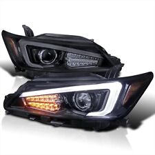 Black Fits 2011-2013 Scion tC Projector Headlights LED Signal Lamps 11 12 13 picture