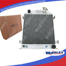 3 Row 62MM Aluminum Radiator For Ford 1932 chopped hot rod w/Chevy 350 V8 engine picture