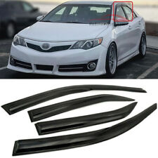 For 2012-2017 Toyota Camry Mugen Style Window Visor Vent Sun Shade Rain Guards picture