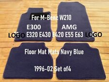 For M-Benz W210 Floor Mat Mats Navy Blue E300 E320 E430 E420 E55 E63 AMG 1996-02 picture