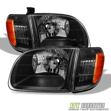 For Blk 2000-2004 Toyota Tundra Regula/Access Cab Headlights Headlamp Left+Right picture