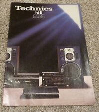 Rare Technics 85/86 UK catalog feat SP-10 Mk 2 SL-1200 Mk 2 & more NICE picture