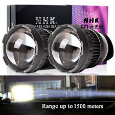 NHK Laser Spotlight LED Projector Lens Headlight White Devil Eye H4 H7 9005 9006 picture