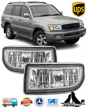 Fog Lights For 1998-2007 Toyota Land Cruiser Bumper Lamps w/Wiring+Switch Kit picture