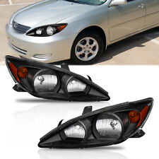 2PCS Clear Lens Front Lamps Headlights Set For 2002-2004 Toyota Camry Sedan picture