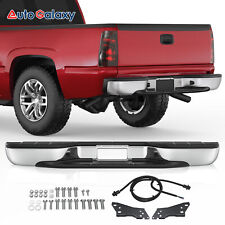 New Chrome Rear Bumper Assembly For 1999-04 Chevy Silverado GMC Sierra 1500 2500 picture