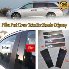 For Honda Odyssey Pillar Post Cover  Piano Glossy Black Window Door B C Trim USA picture