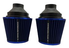 VORTEX Dual Cone Intake Cold Air filters for BMW N54 335i 335xi E90 E92 - BLUE picture