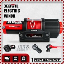 X-BULL 4500lb Electric Synthetic Rope Winch Truck Towing Trailer ATV UTV OffRoad picture
