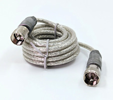 9' CB Antenna Mini-8 Coax Silver Cable w/PL-259 Connectors by TruckSpec® picture