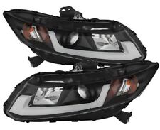 Spyder Projector Headlights - Light Bar DRL - Black for 2012-2014 Honda Civic picture