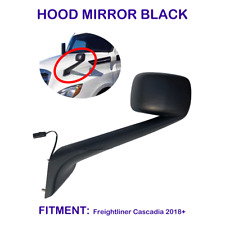 Hood Mirror for Freightliner Cascadia 2018-2023 Driver (LH) Side Heated/Black picture